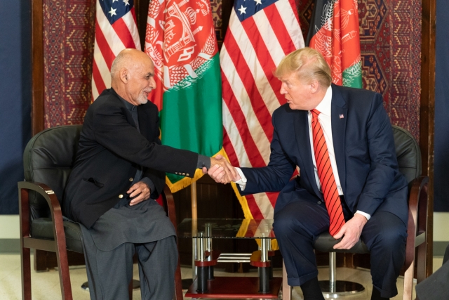 Дональд Трамп и Ашраф Гани. Кабул. 2019 