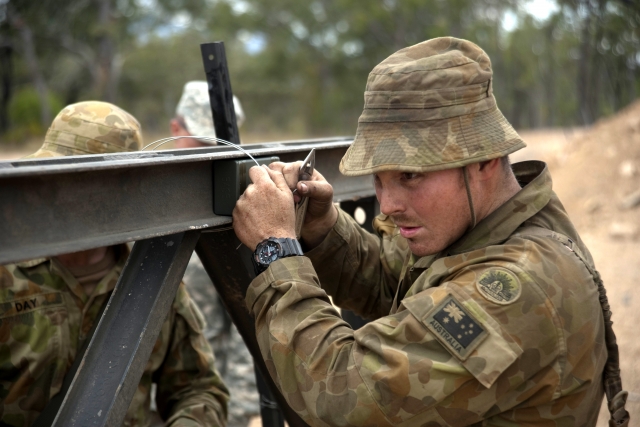 Солдат австралийской армии 