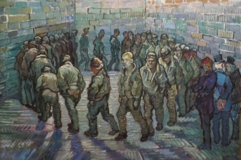 Винсент ван Гог. Прогулка заключённых. 1890