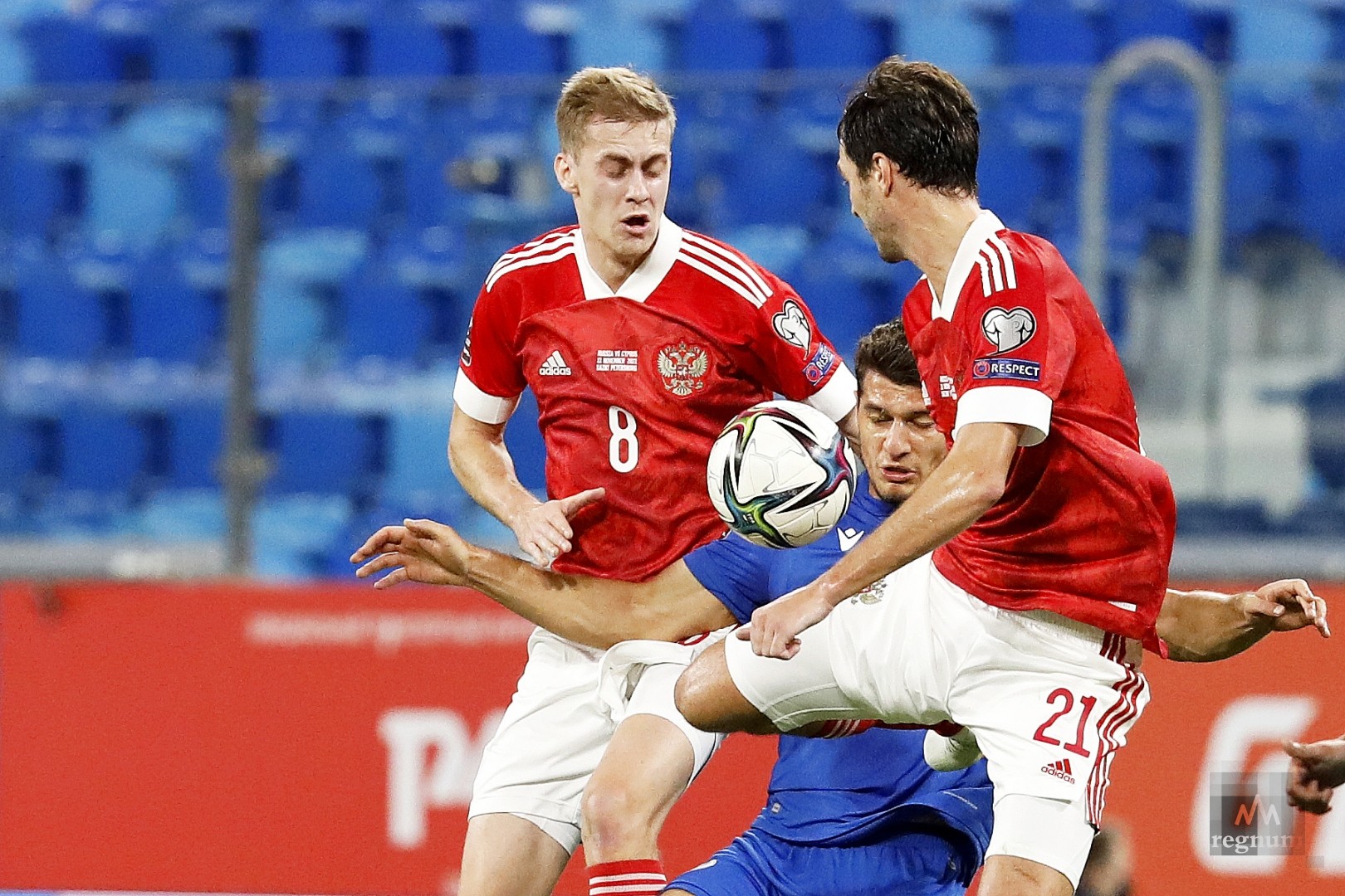 Отборочный матч чемпионата мира-2022 по футболу между командами сборных Россия и Кипр 