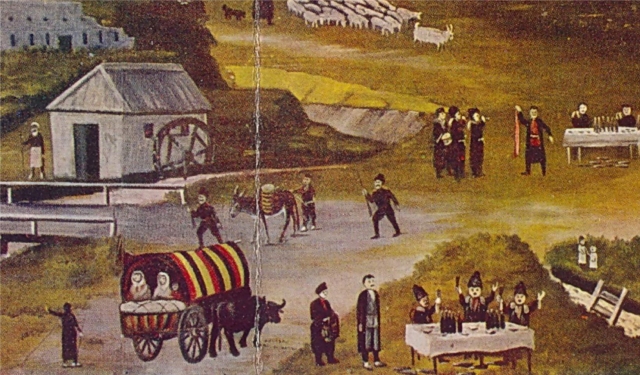  Нико Пиросмани. Храмовый праздник в Болниси (фрагмент)