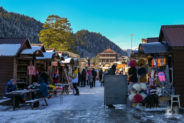 Рынок на территории горнолыжного курорта «Архыз»