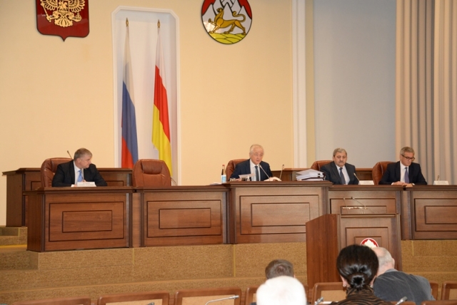 Заседание парламента Северной Осетии 