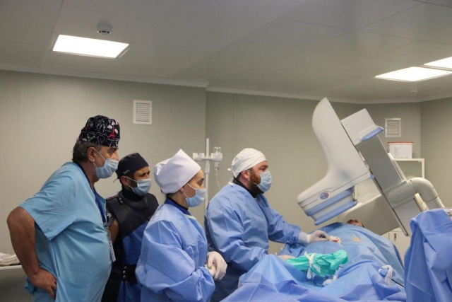 Операционная в больнице Чечни 
