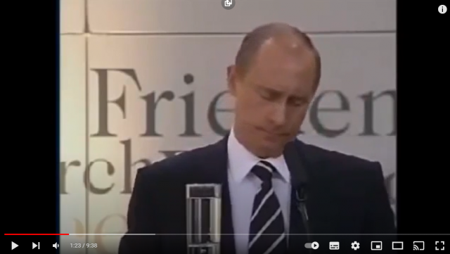 Мюнхенская речь Владимира Путина, 2007 год