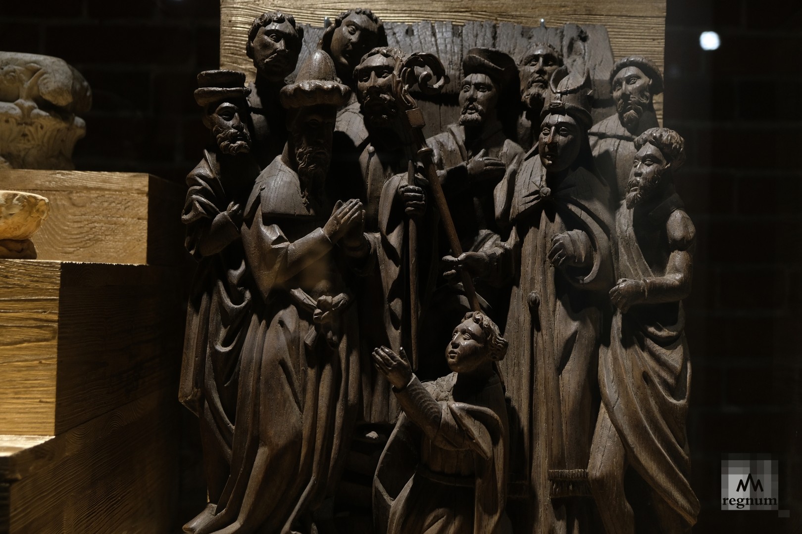 Сцена из жития Святого Генриха Сузо. Выставка «Названо Вазари. Готика». Нижегородский музей современного искусства «Арсенал» 