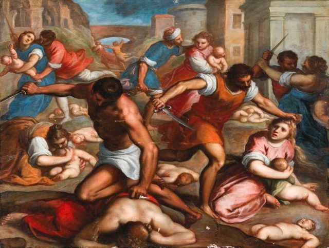 Якопо Пальма Младший.Избиение младенцев. 1580