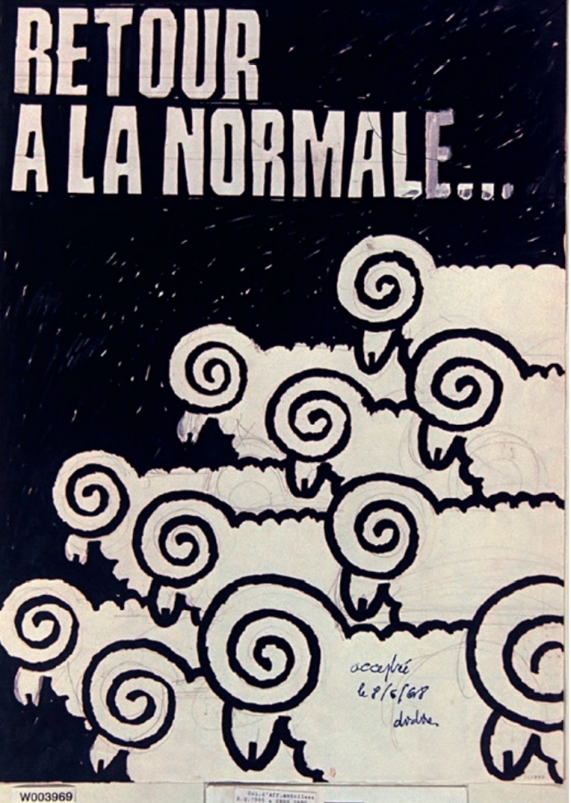 «Возвращение к нормальной жизни» — плакат. Июнь 1968