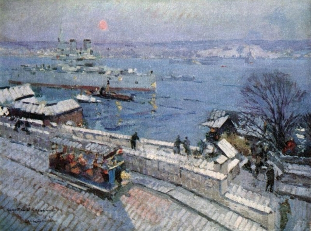 Константин Коровин. Севастополь зимой. 1916