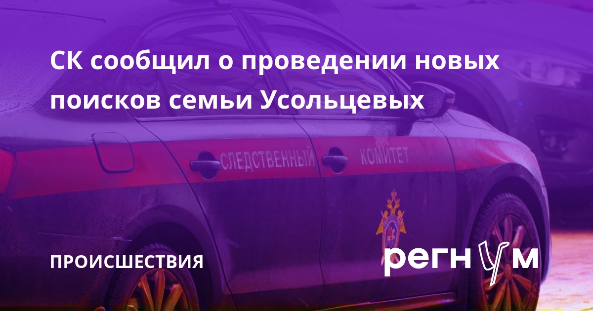 В Красноярске возобновляли поиски Усольцевых в январе