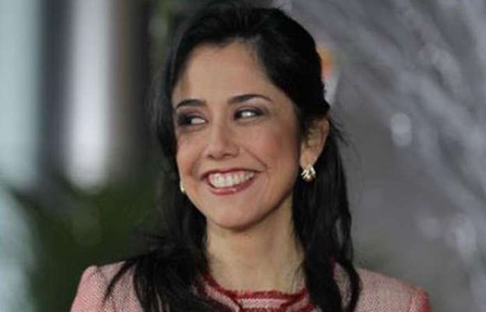 Жена президента Перу Надин Эредиа.