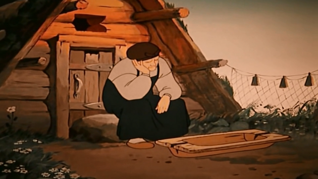 Киноцитата из мультфильма «Сказка о рыбаке и рыбке». Реж. М. Цехановский. 1950 год