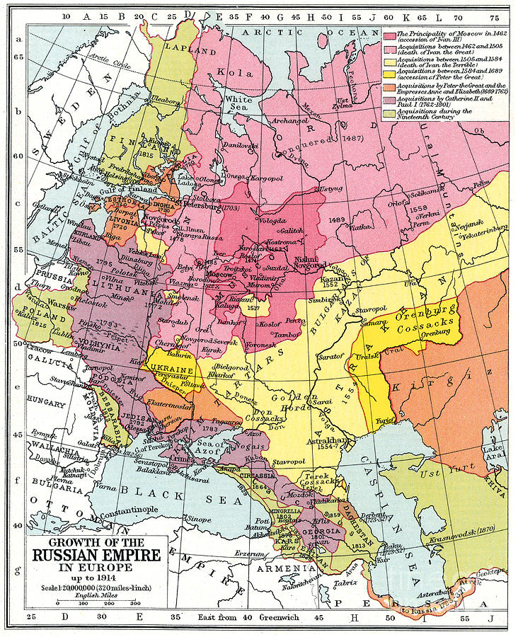 Карта россии 1914 европейская часть