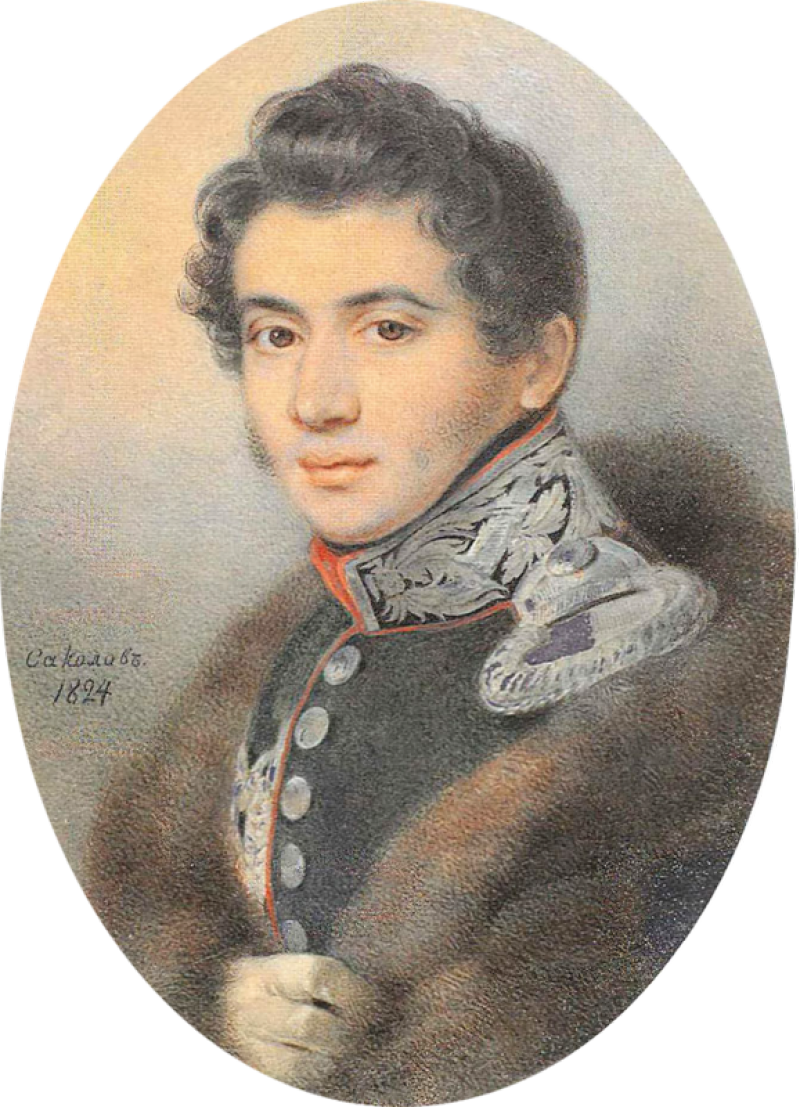 П.Ф.Соколов. Портрет Никиты Михайловича Муравьева (1795—1843). 1824 ...