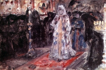 Картина посещение царевной женского монастыря