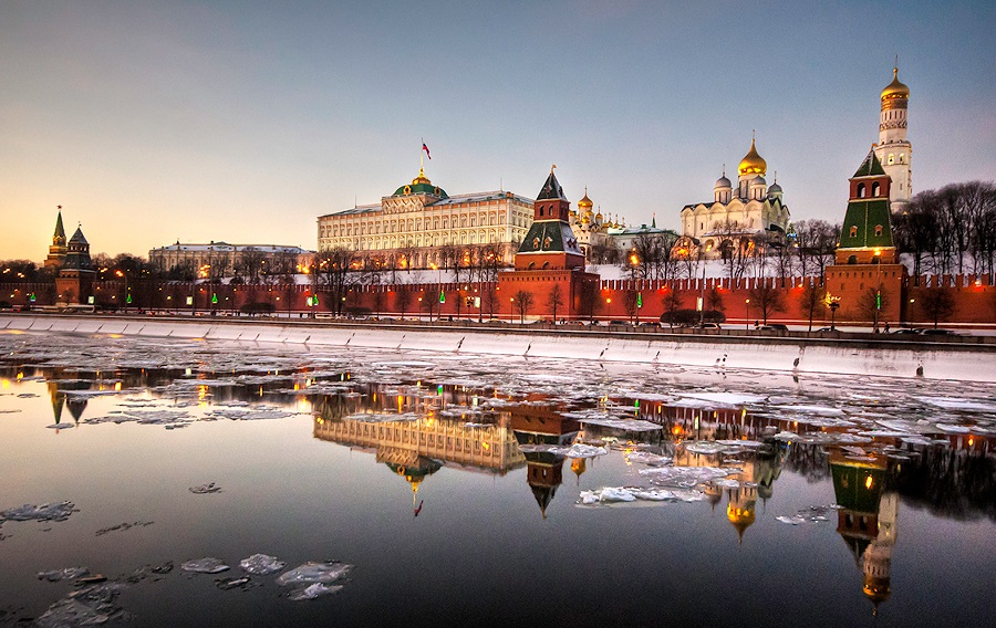 Картинки московский кремль зимой