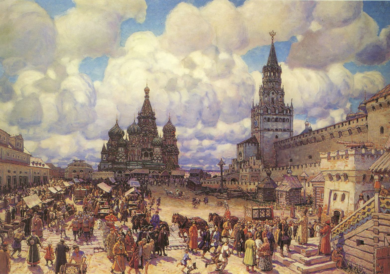 Москва 17 век Аполлинарий Васнецов