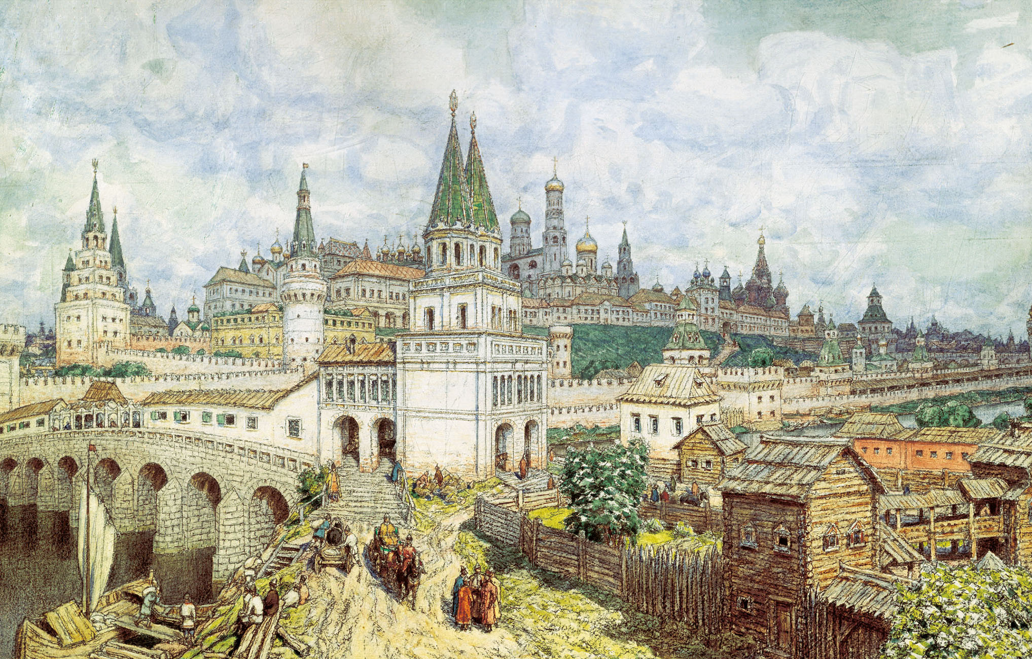 первые стены московского кремля