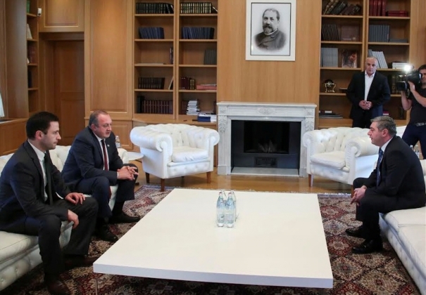 Президент Грузии встретился с министром исполнения наказаний