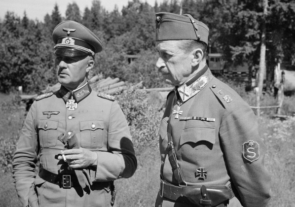 Генерал Эрфурт и Карл Маннергейм 