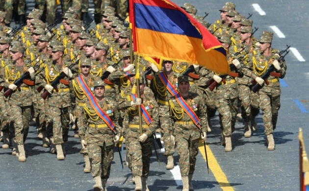 ВС Армении на Параде Победы в Москве. 9 мая 2016 года