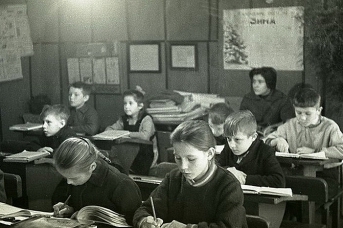 Советская сельская школа. 1964