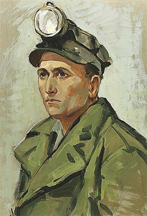 Алексей Россаль-Воронов. Шахтер. 1950