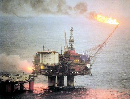 Добыча нефти в северном море