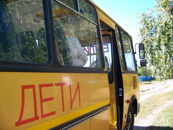 Школьный автобус, который 1 сентября отвез учеников из села Батурово в Кучукскую среднюю школу