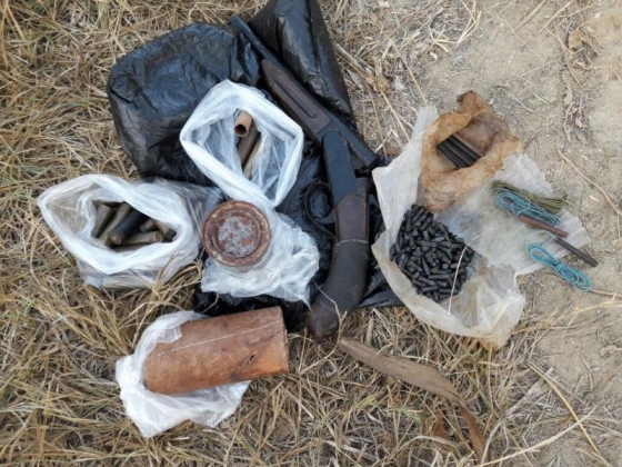 В Крыму нашли схрон двухлетней давности с оружием и боеприпасами