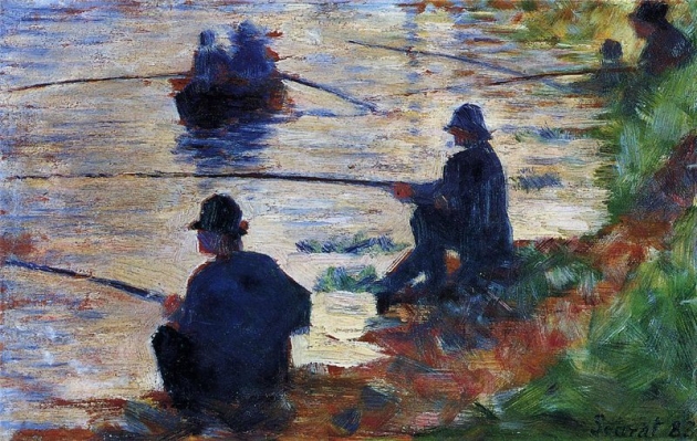 Жорж Сёра. Рыбаки. 1883