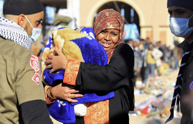 Беженцы из Ливии