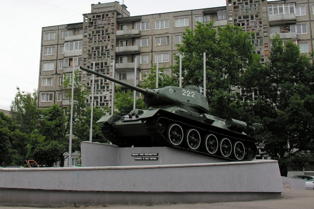 По факту осквернения танка-памятника в Калининграде начата проверка