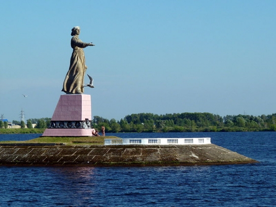 Скульптура «Мать-Волга» стала символом Рыбинска