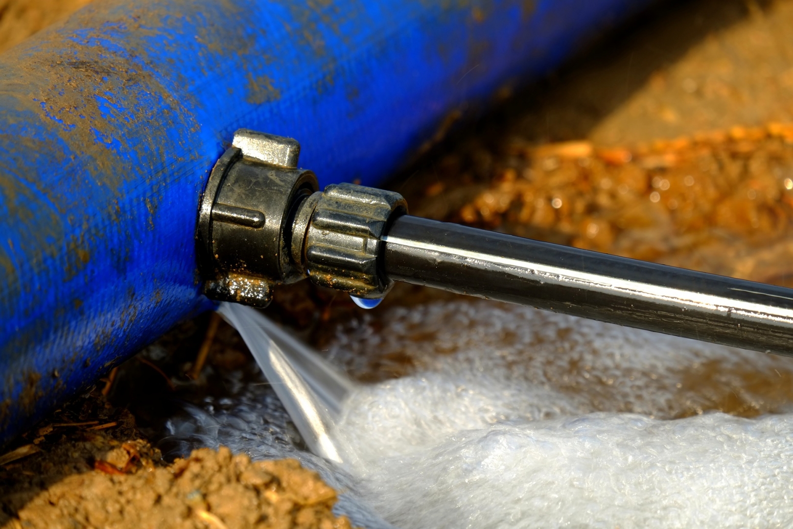 ремонт водопроводной трубы