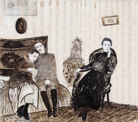 Петр Васильевич Митурич. Семейный портрет. 1910