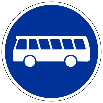 Знак автобусной остановки