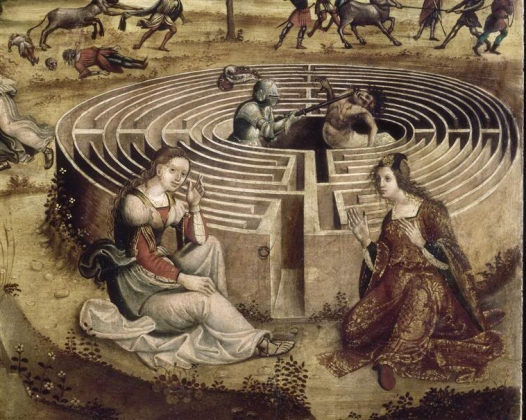 Мэтр де Кассони Кампана. «Тесей и Минотавр».1500 — 1525 гг