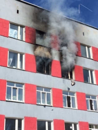 Пожар в больнице