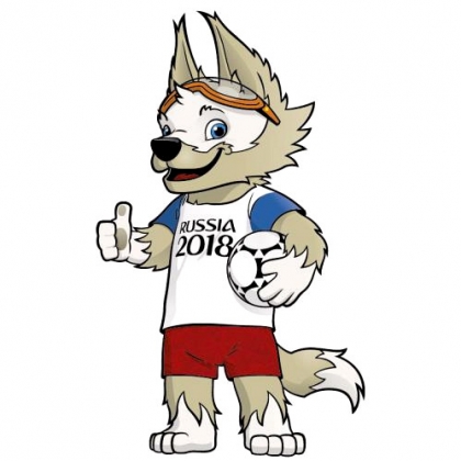 Волк Забивака — официальный талисман чемпионата мира по футболу 2018 года
