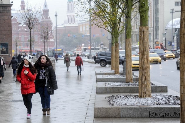 Москва в апреле фото