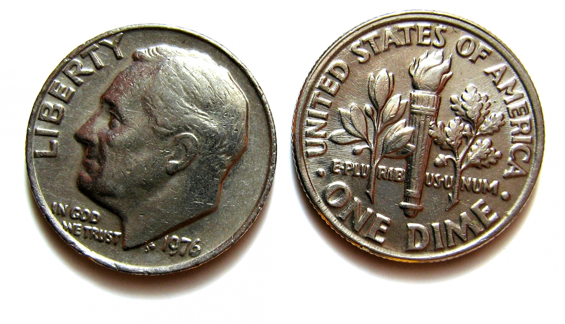 Монета 1 дайм США
