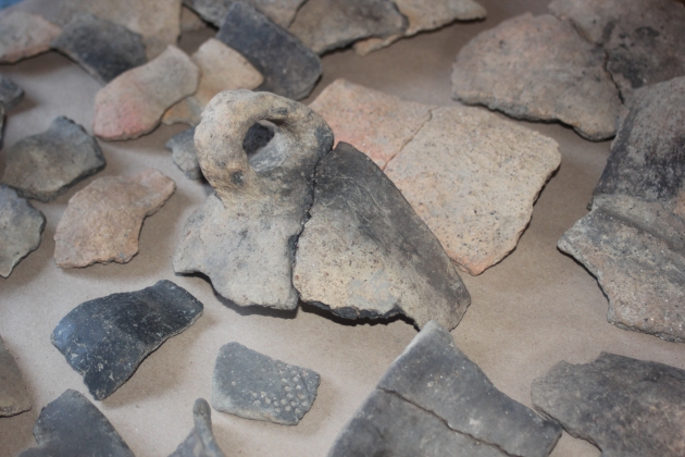 Найденные фрагменты керамики предшественников пруссов