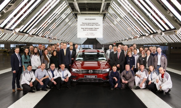 Volkswagen начал производство нового Tiguan в Калуге