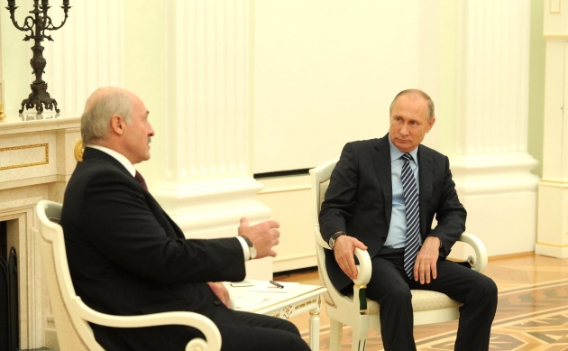 Встреча Владимира Путина и Александра Лукашенко