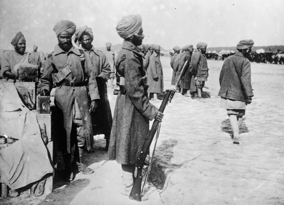 Индийские солдаты во Франции