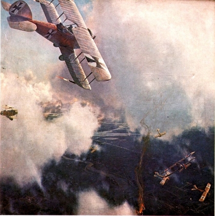 Воздушный бой. 1918