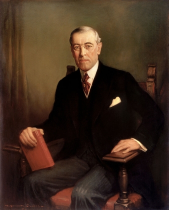 Фрэнк Грэм Кутс. Портрет президента США Вудро Вильсона. 1913
