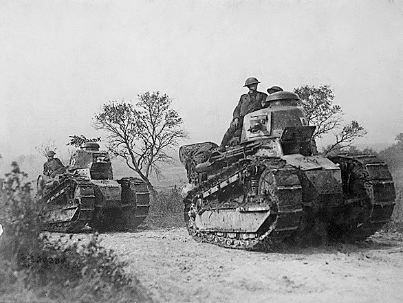 Американские танки в Аргонском лесу