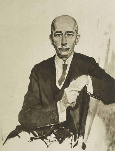 Уильям Орпен. Портрет Эдварда Хауза. 1921